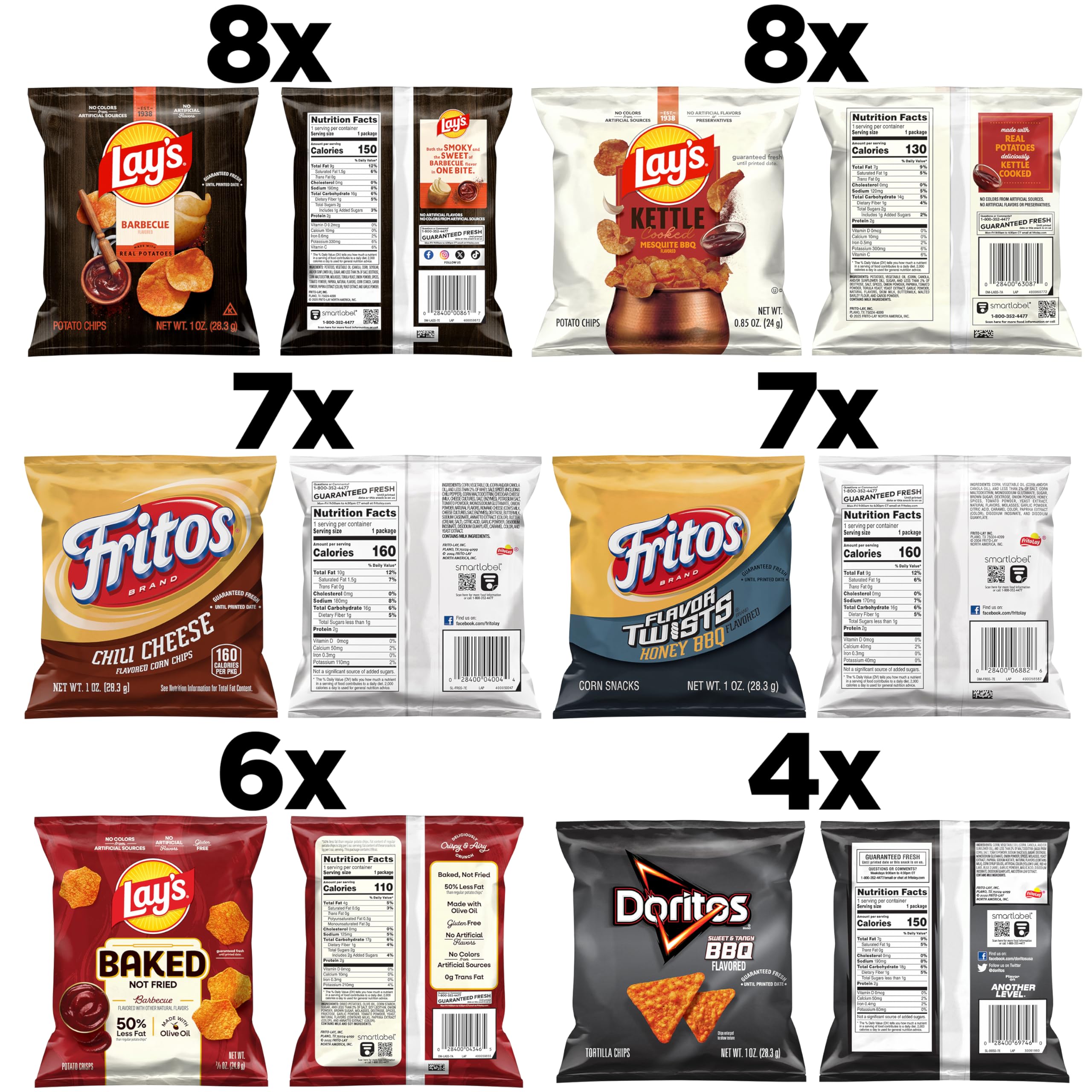 Frito-Lay Fun Times Mix Variety Pack, 40 Count
